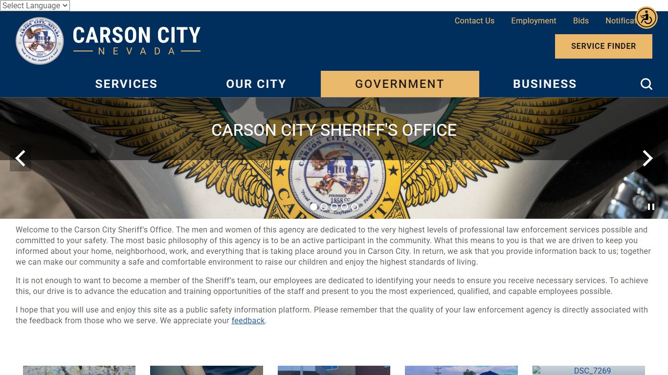 Sheriff's Office | Carson City